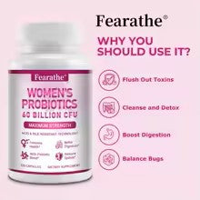 Probiotics for Women 60 Billion CFU - Improves Digestion, Cleansing, Nutrient Absorption, Immune System and Urinary Health