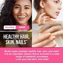 Mulittea Collagen Gummies with Biotin for Hair Growth Skin Care Brighten Skin & Skin Hydrolyzed Helps Nail Bone Joint