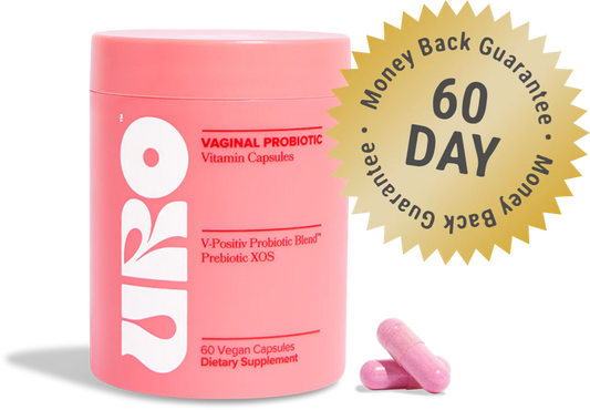 URO Vaginal Probiotics for Women pH Balance with Prebiotics & Lactobacillus Probiotic Blend